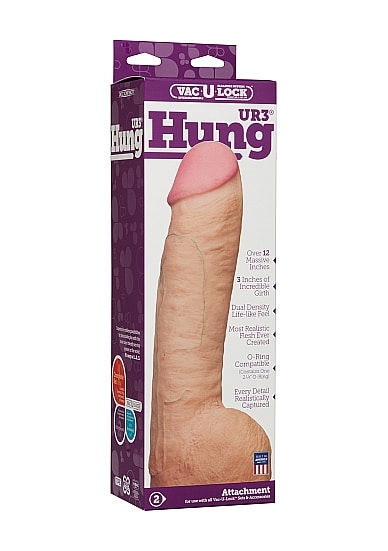 Doc Johnson - Vac-U-Lock - Hung UR3, Lys Hudfarge