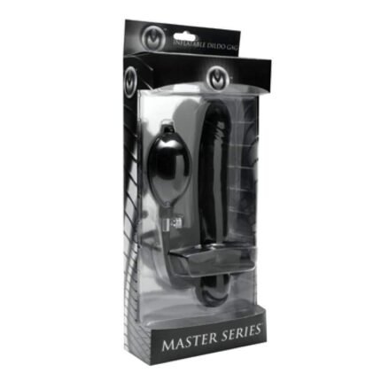 Master series - oppblåsbar gag med dildo