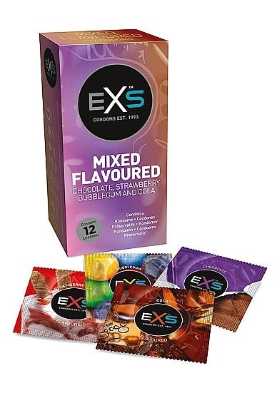 EXS - Mixed flavoured - 12 pk kondomer