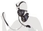 ZADO - Lærmaske med Oppblåsbar Penisgag
