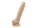Silexd - Silikon Dildo med Pung - Model 1 - 9"
