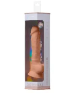 Silexd - Silikon Dildo med Pung - Model 1 - 7" - Lys Hudfarge - Bilde 8