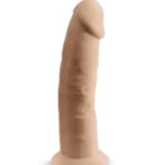 Silexd - Silikon Dildo - Model 2 - 7,5" Lys hudfarge