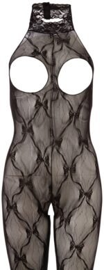 Mandy Mystery - Blondecatsuit med åpning til bryst - XL - 2XL