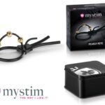 Mystim - Pearly Pete - Corona Strap med gullkuler