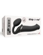 Strap-on-Me - Stroppeløs Strap On med Vibrering - Large - Sort