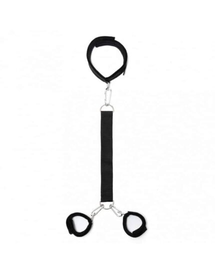 Rimba - Velcro Soft collar og cuffs sett - sort
