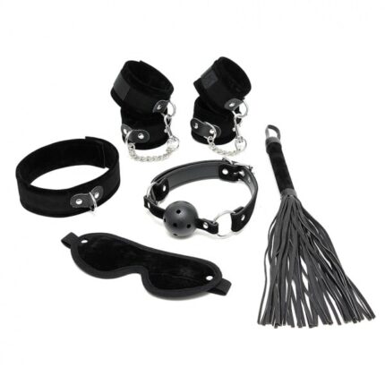 Rimba - Soft bondagesett 6 deler, Sort
