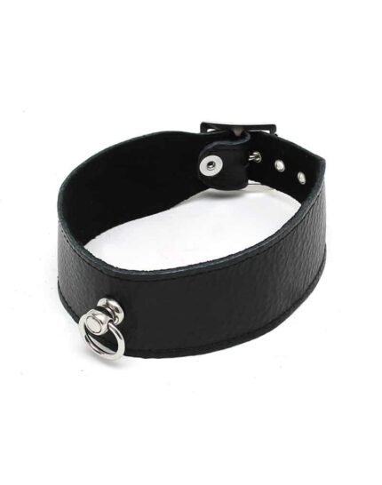 Rimba - Lærhalsbånd 40 mm Bred