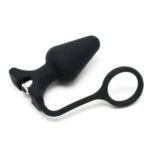 Rimba - Vibrerende buttplug i silikon med penisring