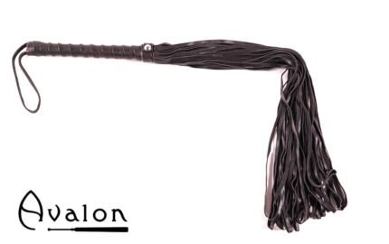 Avalon - LUCIUS - Sort Flogger i Mykt Lær