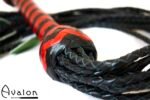 Avalon - THORN - Roseflogger med sort og rødt håndtak
