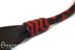 Avalon - WYVERN - Kort bullwhip, Sort og rød