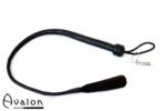 Avalon - DRAKE - Kort Bullwhip med Dobbel Snert - Svart