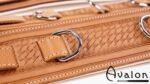 Avalon - LUST - Collar og Cuffs, 5 deler, Brunt og Hvitt