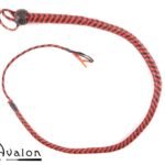 Avalon - SERPENT - Bullwhip heavy handle, Sort og rød 1,3 m 