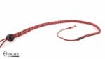 Avalon - SERPENT - Bullwhip heavy handle, Sort og rød 1,3 m