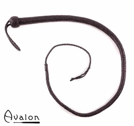 Avalon - SERPENT - Bullwhip heavy handle, Sort 1,3 m