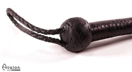 Avalon - SERPENT - Bullwhip heavy handle, Sort 1,3 m