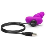 B-Vibe - Triplet - Analkuler med Vibrering, Lilla
