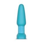 B-VIBE - Rimming 2 - Buttplug med Vibrering og Fjernkontroll Blå