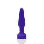 B-VIBE - Trio - Vibrerende Buttplug med Fjernkontroll, Lilla