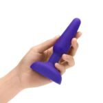 B-VIBE - Trio - Vibrerende Buttplug med Fjernkontroll, Lilla