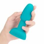 B-VIBE - Rimming Petite - Buttplug med Vibrering og Fjernkontroll Blå