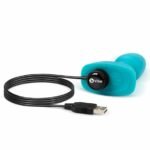 B-VIBE - Rimming Petite - Buttplug med Vibrering og Fjernkontroll Blå