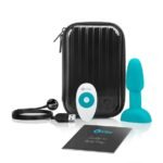 B-VIBE - Rimming Petite - Buttplug med Vibrering og Fjernkontroll Blå