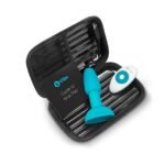 B-VIBE - Rimming Petite - Buttplug med Vibrering og Fjernkontroll Blå