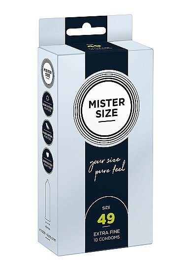 Mister Size – 49mm – 10stk Tynne Kondomer