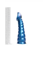 Kiotos Revolt Wave 16  - Dildo med markert hode - Blå/sort - Bilde 3