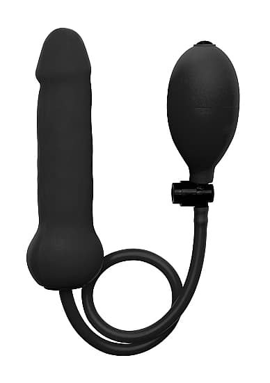 Ouch! - Oppblåsbar dildo Sort Ouch! - Oppblåsbar dildo Sort