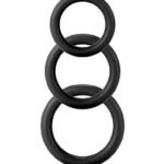 Shots Twiddle - Enkle penisringer 3pk Sort