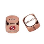 Love Dice - Erotiske Terninger - Rosegull