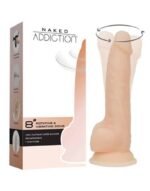 Naked Addiction - Roterende og Vibrerende Dildo 8"