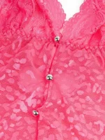 Gnist Undertøy - Minikjole med Leopardmønster – Rosa - Bilde 7