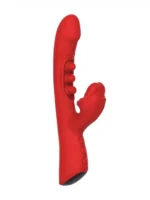 IY – Into You – Trixy - Triple Tapping Rabbitvibrator Med Munn Og APP – Rød - Bilde 7
