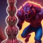 Werewolf Willie fantasi dildo