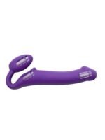 Strap-on-Me - Stroppeløs Strap On med Vibrering - Medium - Lilla - Bilde 3