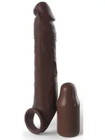 Fantasy X-Tensions Elite - Penisforlenger sleeve med stropp - Mørk Hudfarge - Bilde 3