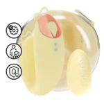 Loveline - Daydream - Parvibrator med ladeetui - Pastell gul