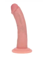 Realrock - Dual Density Vibrator Dildo med Sugekopp - 6"/15,5cm - Beige - Bilde 3