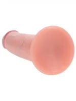 Realrock - Dual Density Dildo med Sugekopp - 8"/1cm - Beige - Bilde 5