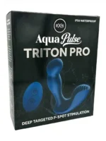 EXS -  AquaPulse Triton Pro – Prostatavibrator med fjernkontroll – Blå - Bilde 7