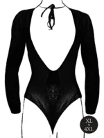 Le Désir – Leopardmønstret body med åpent skritt - Queen Size - Bilde 5